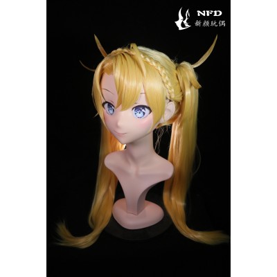 (NFD017)Customize Handmade Crossdress Full Head Female/Girl Resin Japanese Cartoon Character Animego Cosplay Kigurumi Mask